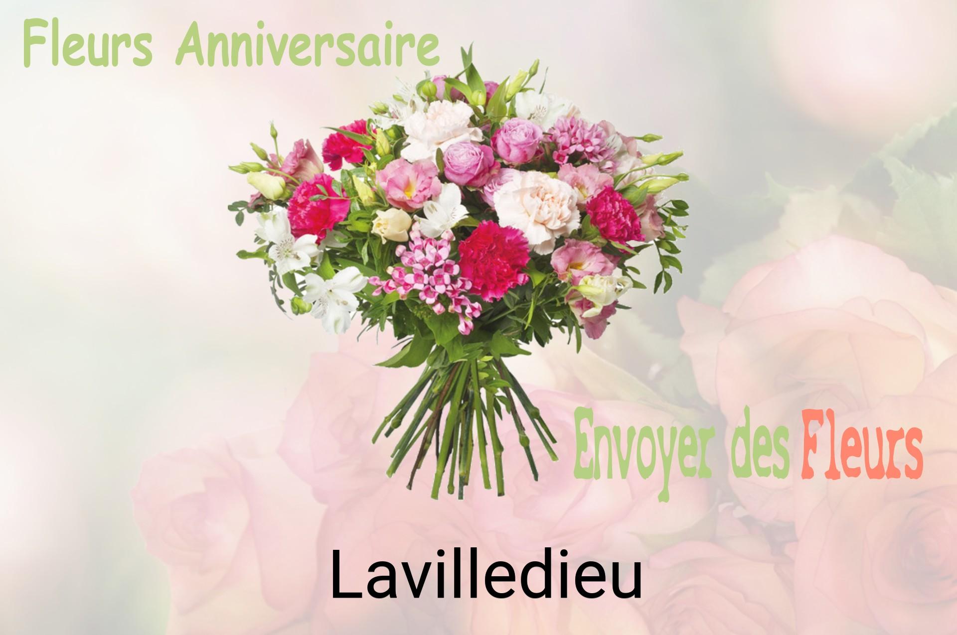 Bouquet de fleurs d’anniversaire livré à Lavilledieu