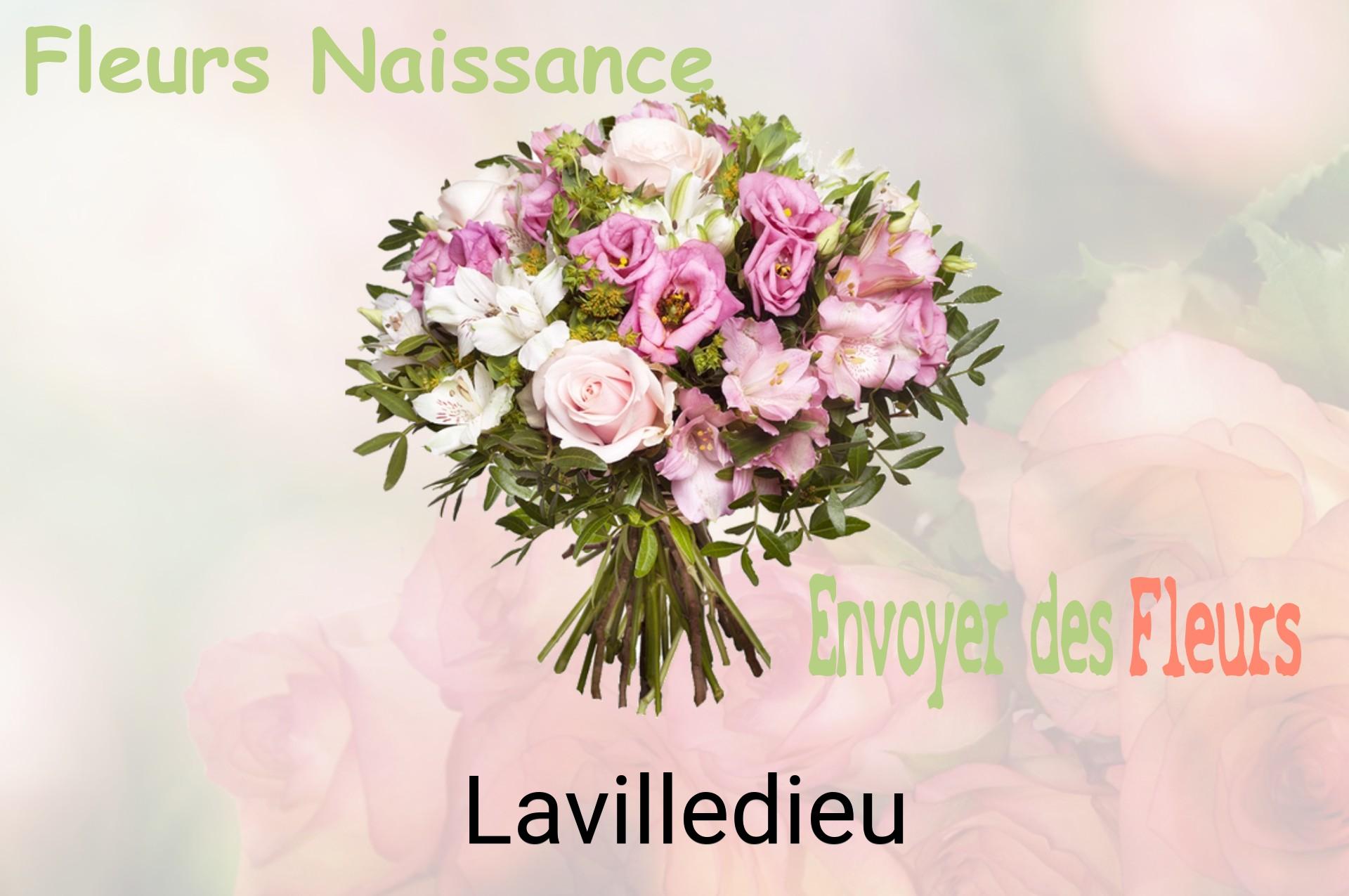Bouquet de fleurs de naissance livré à Lavilledieu